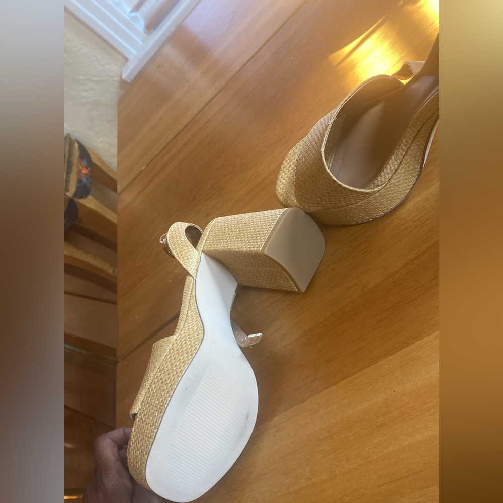 Nordstrom Rack Tan Platform Wedge - Picture 7 of 7
